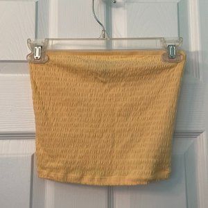 American Eagle Yellow Tube Top NWOT